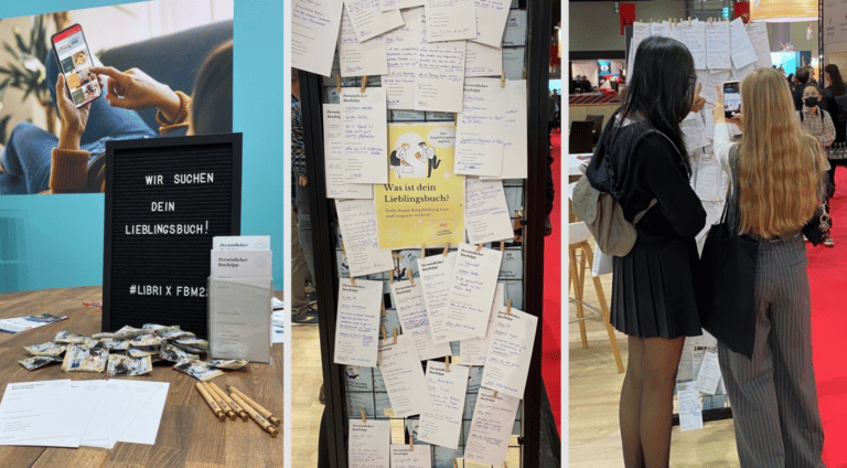 Impressionen von dem Libri-Stand bei der Frankfurter Buchmesse