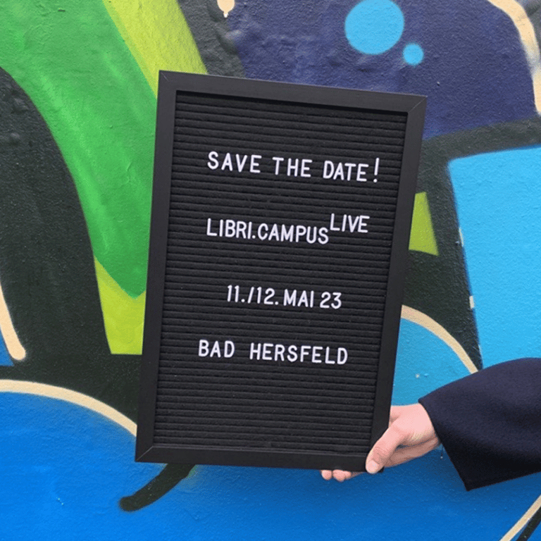 Save the Date: Libri.Campus live 2023