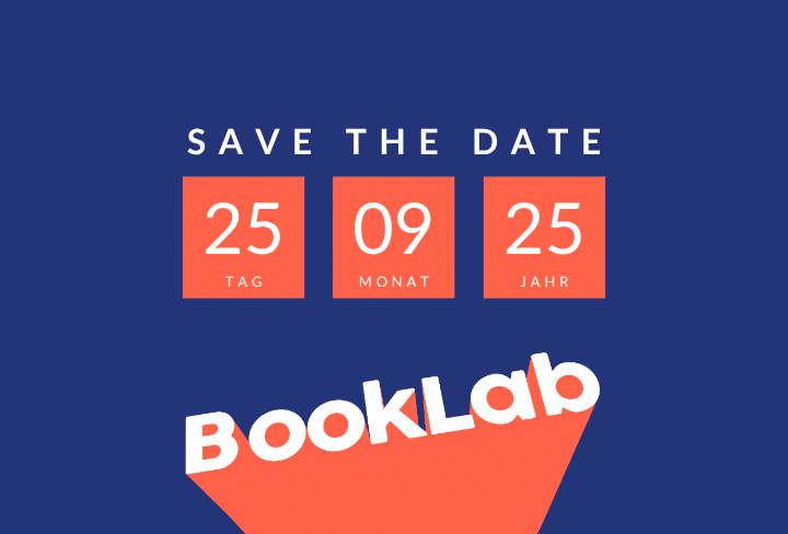 Save the Date: BookLab am 25. September 2025
