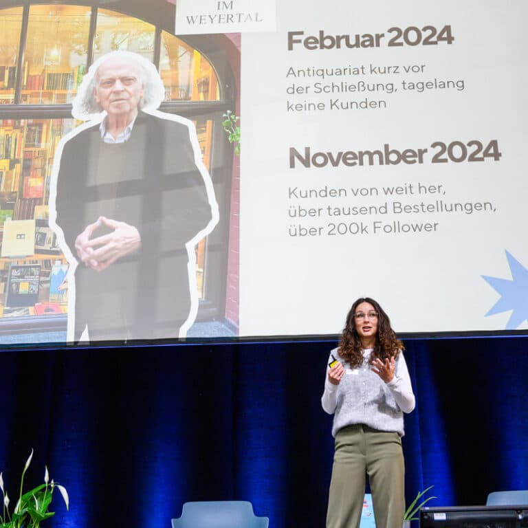 Daria Razumovych auf dem Libri.Campus live 2025