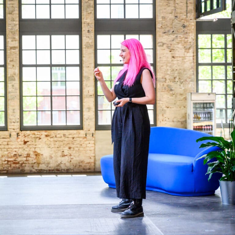Liza Grimm auf dem Libri.Campus live 2025