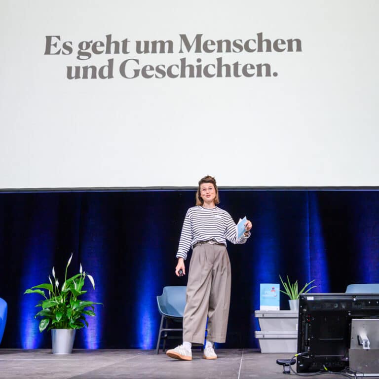 Tina Lurz auf dem Libri.Campus live 2025