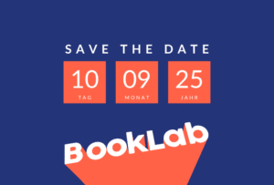 Save the Date: BookLab am 10. September 2025