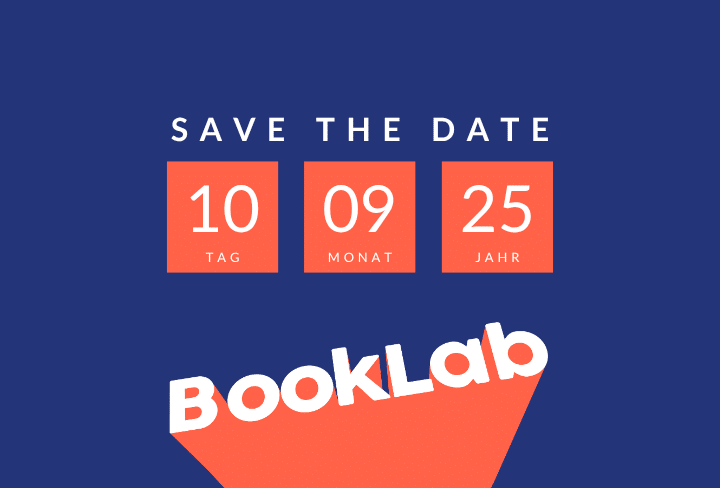 Save the Date: BookLab am 10. September 2025