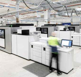 Canon Druckmaschine in der Libri Print-on-Demand Produktion