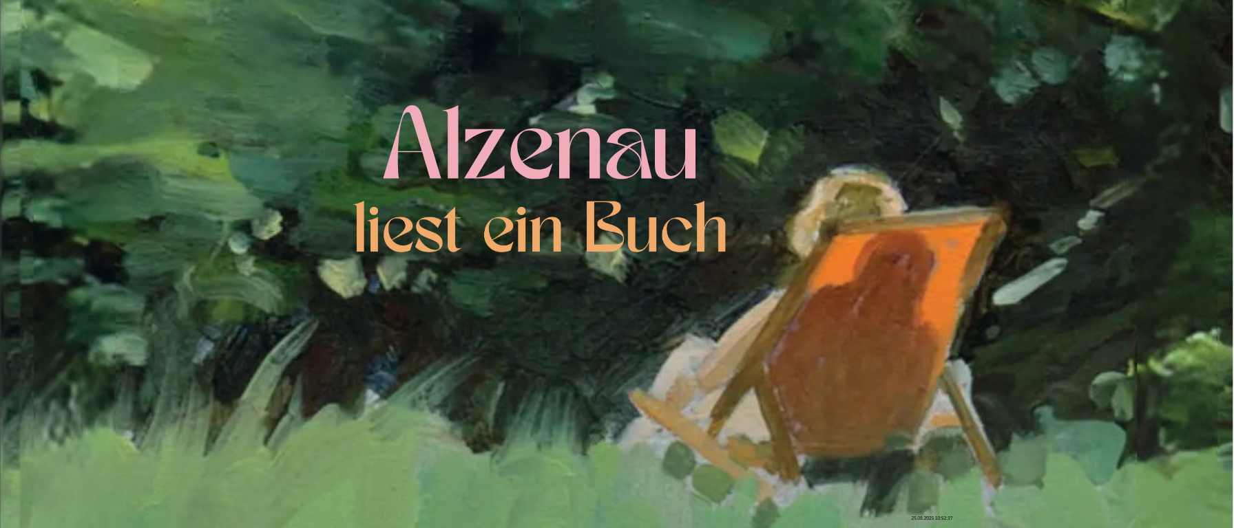 Alzenau liest ein Buch - Motiv vom Veranstaltungsflyer